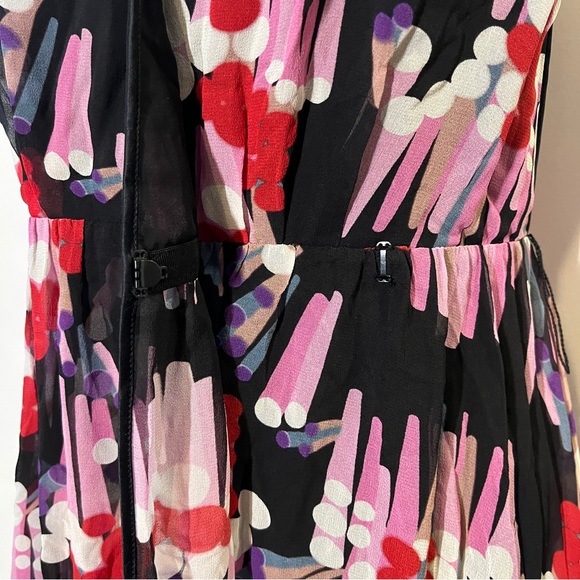 MARC JACOBS Geo-Spot Silk Georgette Midi Dress, 4 - Picture 7 of 12